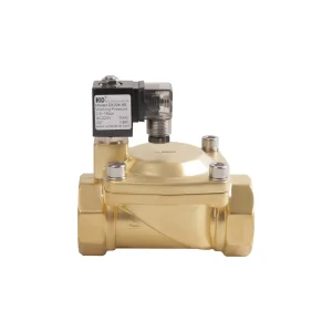 0.5-16bar 15-50mm 1/2-2″ Brass Stainless Steel 2 Position Way Direct Acting Internal Thread Solenoid Shutoff Valve for Water Air
