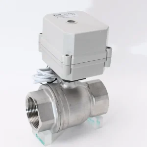 1 1/2″ 110v 220v 230v Dn40 Stainless Steel Motorized Valve Electric Valves Controller Electric Water Valve
