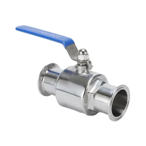 1 1/2in Sanitary-Grade Stainless Steel 304 Quick-Installation Manual Ball Valve