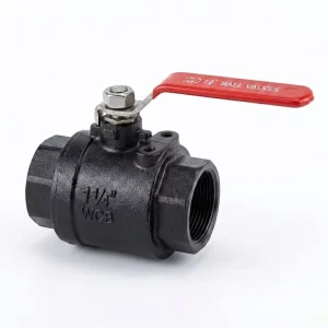 1 1/4 Inch WCB Carbon Steel Ball Valve with Security Locking Handle for Industrial Safety