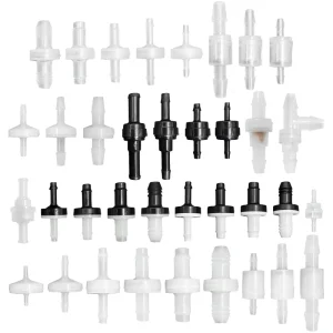 1 16″ to 3 8″ Mini Plastic Non Return Check Valves Multi material One Way Valve for Chemical Solvents Gas Liquid