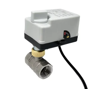 1/2”-1-1/4” Stainless Steel Motorized Ball Valve with Manual Switch 220V 12V 24V Two-Way 3 Wire 2 Control Electric for Water