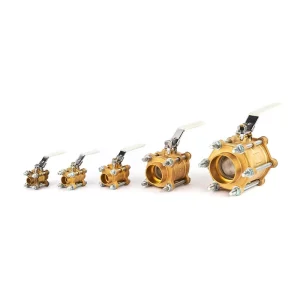 1/2″ 1″ 2″ 4″ OEM Forged Brass Medical Oxygen Gas Ball Valve Three Piece Isolation Valve