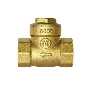 1/2″ 1″ Brass Swing Check Valve DN15-50 Bronze Sealing Manual Operated 200WOG One Way Non Return Valve for Water