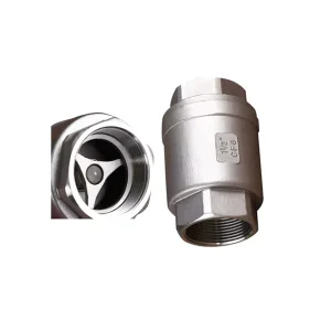 1/2″ 1000 Wog Stainless Steel Vertical Type Spring Loaded Check Valve