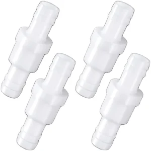 1/2″ (12mm) Check Valve PVDF Wear Resistant One Way Check Valve for Fuel Gas Liquid Air