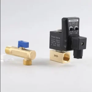 1/2″ 24V Automatic Electronic Drain Valve for Screw Air Compressor Parts with Timer