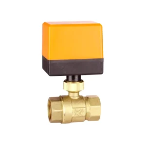 1/2″ 3/4″ 1″ AC 220V Brass Motorized Ball Valve Two-way Control Brass Electric Ball Valve