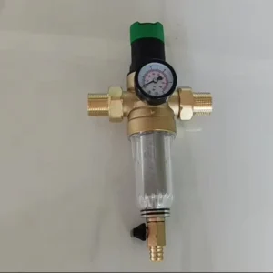 1/2 3/4 1 Inch Manual Stainless Steel 316 Brass Body Pressure Reducing Valve with Pre Filter and Stainless Steel Mesh