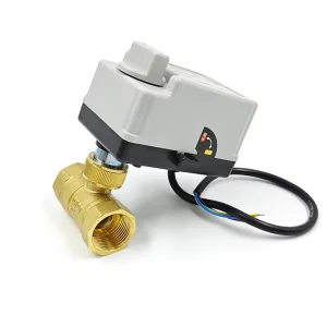 1/2 3/4 1 Inch Motorized Ball Valve 220V 12V 24V 3-Wire 2-Point Control Brass Electric Ball Valve