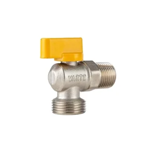 1/2″*3/4″ Brass Body with Iron Ball with Yellow Color Iron Handle Washing Machine Valve