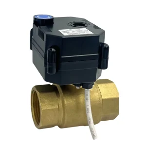 1 2 3 4 Inch Ball Servo Motor Operated Electric Shut-off Valve for Water Flow Control