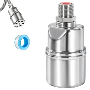 1/2 304 Stainless Steel Automatic Water Level Control Float Ball Valve for Water Tank Cattle Tank Livestock Pool Trough