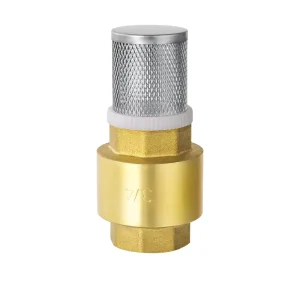 1 2″ 4″ F BSP Brass Foot Valve With Strainer Brass Filter Brass Check Valve