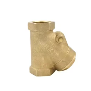 1 2” 4” Inch Brass Manual Check Valve Manufactured with Y Type for Water Oil and Gas Media