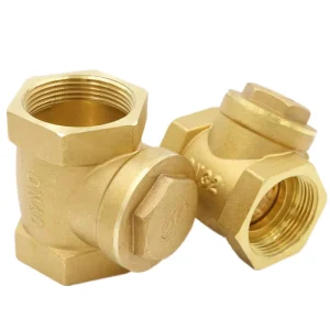1 2 4 Inch DN15 DN100 Vertical Brass Core Spring Check Valve