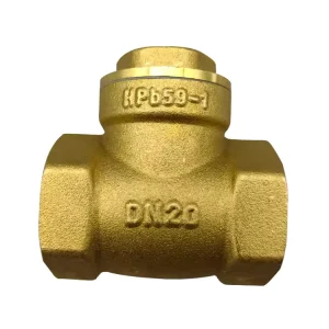 1/2″-4″ Manual Brass Horizontal Check Valve with Female Thread Non Return Brass Valve for Water Media