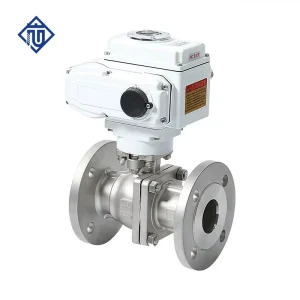 1/2″-8″ Stainless Steel Electric Flanged Ball Valve Motorized On-off Valve