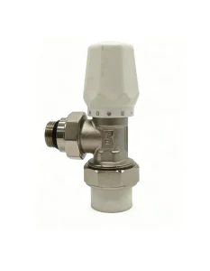 1 2″ Angle Thermostatic Radiator Valve (TRV) Flexible PPR Connection Brass DN20 Temperature Control for Outdoor Kitchen Bathroom