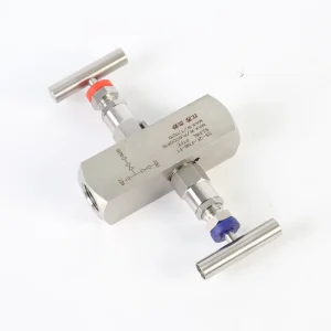 1/2″ FNPT 316SS Stainless Steel Needle Block and Bleed Valve 2-Way Manual High Temperature Manifold