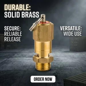 1/2 Inch 0 1 Bar CE Certified Pilot Sealed Brass Safety Valve Water Pressure Relief Valve for Pipeline Use
