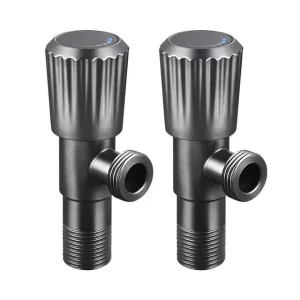 1/2-Inch Threaded Brass Check Angle Valve Hotel Bathroom Accessory Multi-Function Stop Water Angle Valve