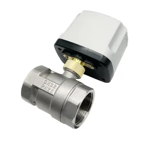 1/2 Inch to 2 Inch Stainless Steel Motorized Ball Valve 2-Way 220V 12V 24V 3-Wire 1-Control Actuator for Water