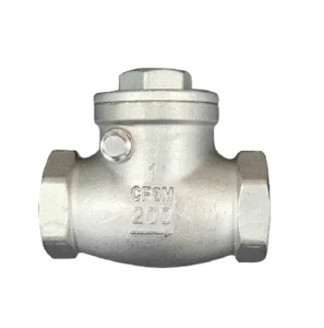 1/2 Inches Stainless Steel Manual Check Valves Water Liquid Oil Air Hydraulic Metal General Application OEM Customization