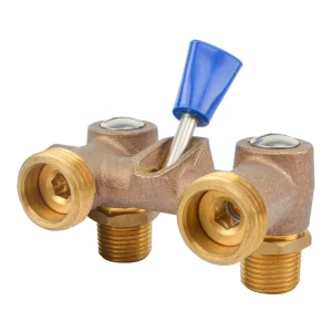 1/2″ Male Pipe Thread X 3/4″ Outlet Hose Thread Washing Machine Shut Off Valve