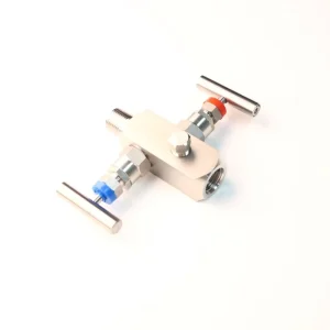 1/2 NPT Female and Male 6000psi Block and Bleed Pressure Gauge 2 Needle Valve Instrumentation Two Valve Block and Bleed Valves