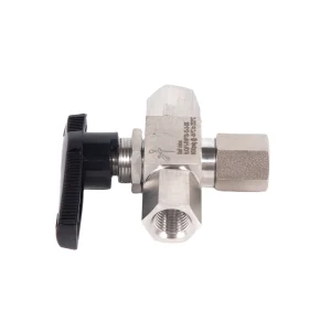 1/2″ NPT Mounted 3-Way Ball Valve Stainless Steel Hydraulic Three-Way Female Thread Instrument Ball Valve