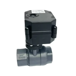 1 2″ PVC Electric Actuator Ball Valve 12V 24V DN15 DN20 DN25 Motor Operated Valve for Home & Industrial Use
