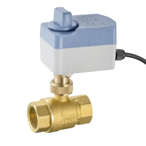 1″ 2 Way IP65 Waterproof 220V 12V 24V 2 Wire Normally Closed Brass Electric Ball Valve Manual Switch Control OEM