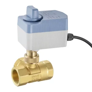 1/2 inch 3 Way IP65 Waterproof 220V 12V 24V 2 Wire Normally Closed Brass Electric Ball Valve OEM