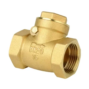 1/2″ to 4″ Brass Horizontal Swing Check Valve Heavy Duty Non-Return Valve for Water Oil & Gas Bronze Shutoff Check Valves