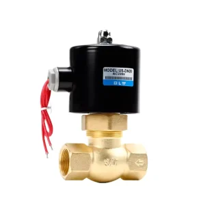 1 4″ 2 2 Way Brass Body Solenoid Valve Direct Acting NC Multi Voltage (DC12V 24V AC110V 220V) OEM Customizable US 2L Direct