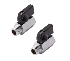 1/4″ Brass Stainless Steel Mini Ball Valve Bspt Bspp NPT Female X Male Shut Off Valve