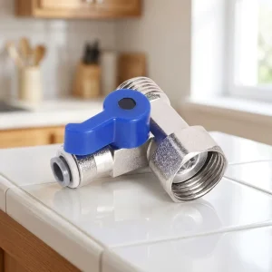 1 4” Connector OEM Brand Faucet Accessories 304 Stainless Steel Ball Valve