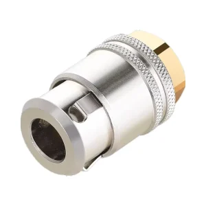 1/4″ FNPT Tire Inflator Heavy Duty 12V1 Stem Quick Connector Large Bore Air Chuck Valve Hand Tool
