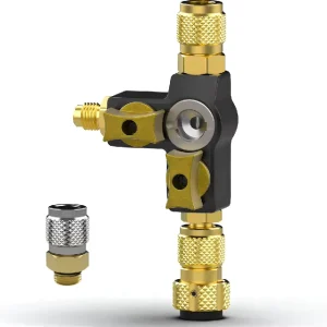 1/4″ HVAC Valve Visible Core Removal Tool Vacuum Rated 20 Microns Core Extractor Control for Refrigeration Recovery Charging