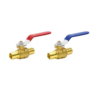 1/4 Inch Brass Ball Valve Manual Hose Barb Pipe Fitting QC QC-9022 Gas Water Oil Medium Temperature OEM