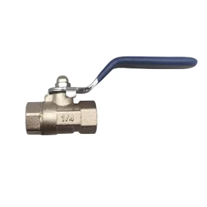 1 4” Inch Brass Zinc Alloy Manual Water Ball Valve with Steel Handle and Steel Ball Normal Temperature 3 Year Warranty OEM