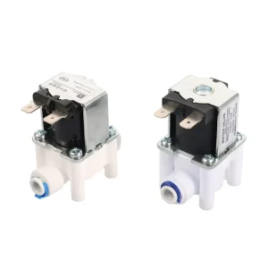 1/4 Inch DC12V 24V Normally Closed Plastic Water Purifier Electric Magnetic Water Solenoid Valve