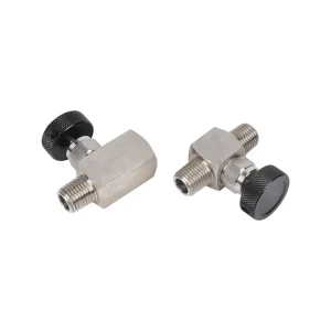 1 4 Inch NPT Male X Male Stainless Steel 304 Manual Needle Valve 6000 PSI Oil Industrial
