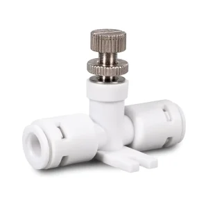 1/4″ Manual Food-Grade Plastic Quick-Connect Needle Valve for RO System Water Flow Control