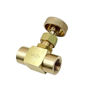 1/4″ NPT Female Thread Brass High-Temperature Medium-Pressure Needle Valve
