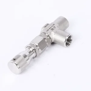 1 4 NPT Female Thread Manual Instrument Precision Flow Control Valve SS316L Needle Valve Angle Micro Metering Valve