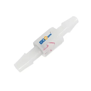 1/4″ PVDF Spring Check Valve Non return Valve Gas or Liquid Manufacturer KH-CSP2 DGOzone Pressure Relief Check Valve