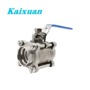 1/4” STAINLESS STEEL 304 3PC BALL VALVES THREAD BALL VALVES