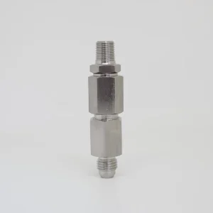 1/4 Stainless Steel Barb Fuel Check Valve One Way Inline Non Return Diesel Gas Check Valve Fitting for Water Oil